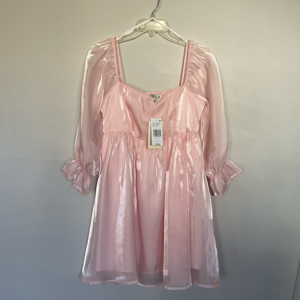 Shiny Pink Dress